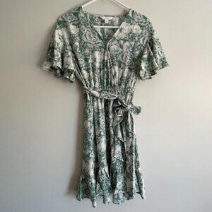 Green Floral Lauren Conrad Dress